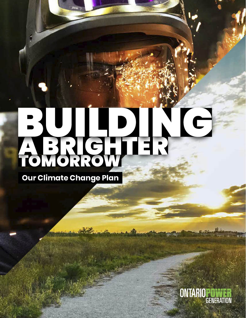 Cover page of OPG climate plan